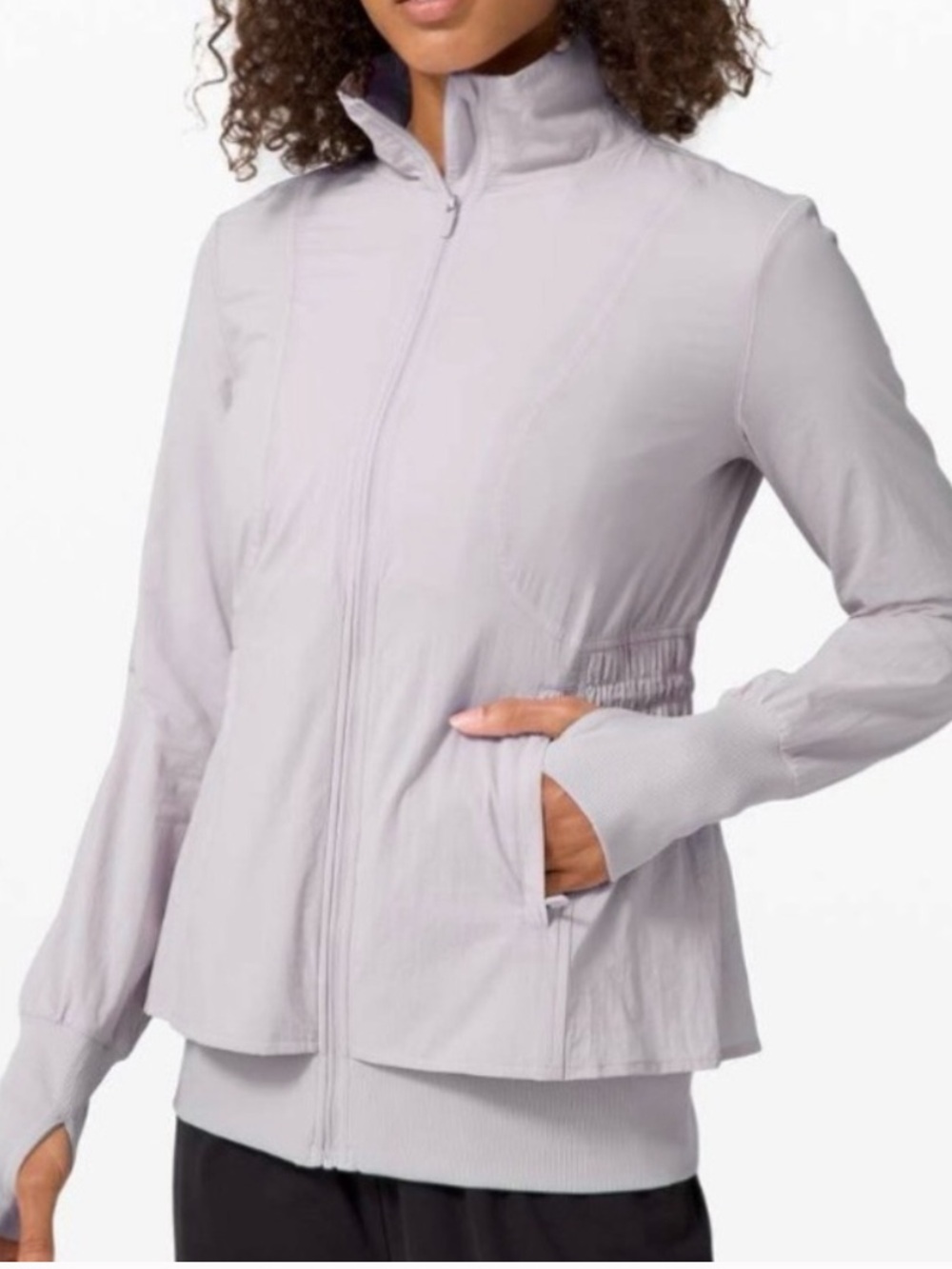 lululemon athletica Light Lavender Full-Zip Utility Jacket